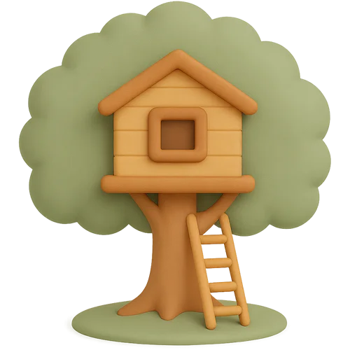 Personalizirana dječja knjiga o izgradnji kućice na drvetu