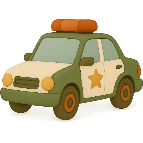 Personalizirana dječja knjiga o policiji puna pustolovina