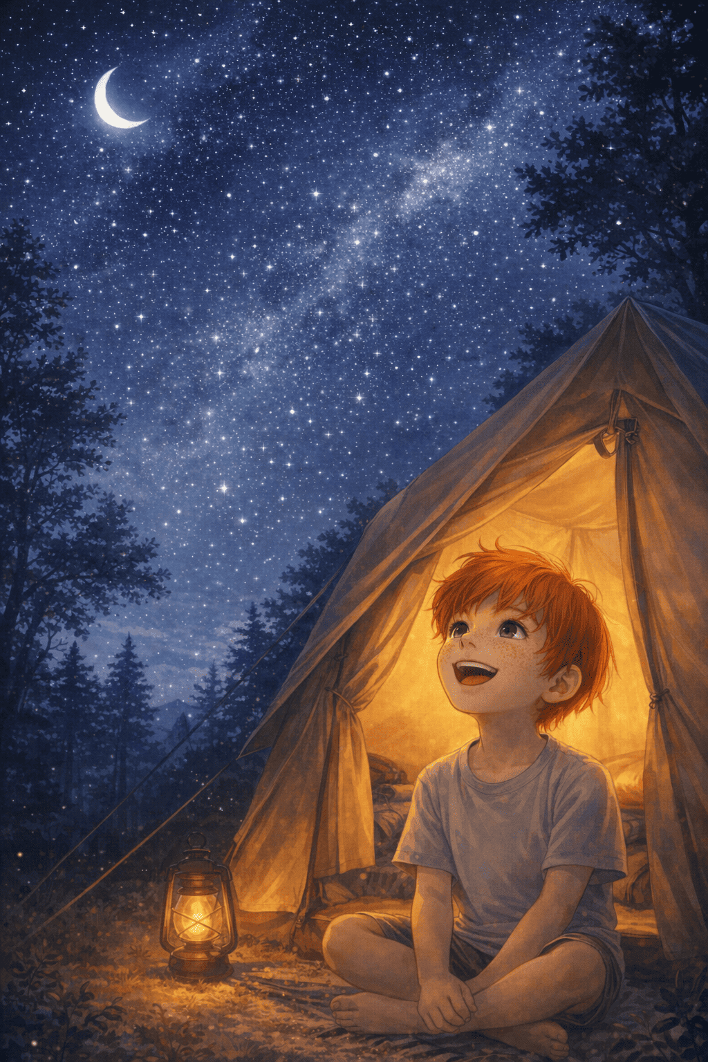 Ilustracija za Šator pod zvjezdanim nebom